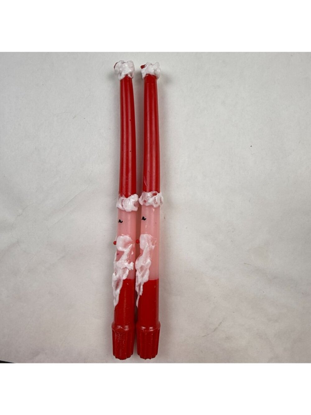 Vintage Will & Baumer Santa and Snowman Christmas Candles Lot of 3 - Picture 6 of 10